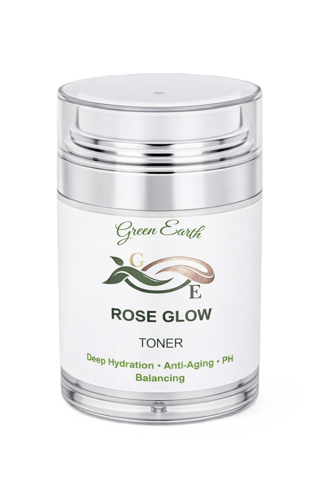 Rose Glow Toner Airless Pump Jars